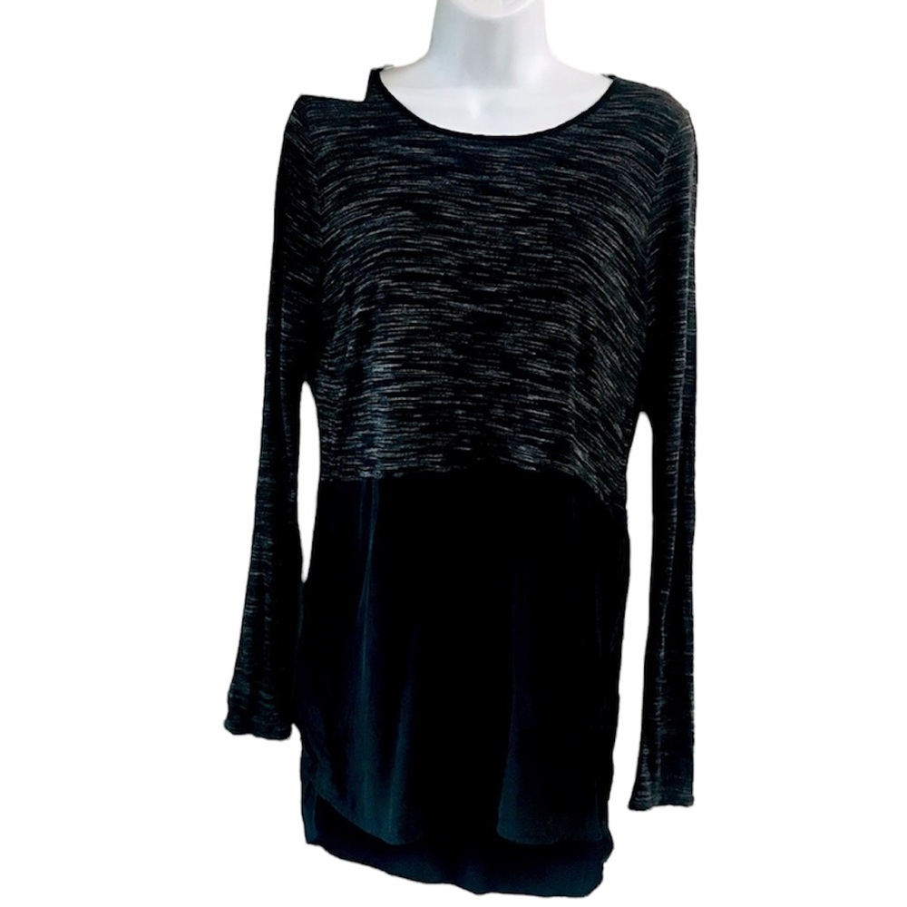 Vince. High Low Long Sleeve Tunic Top Sz S